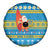 Tuvalu Christmas Spare Tire Cover Cute Santa Manuia te Kilisimasi - Polynesian Pride