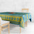 Tuvalu Christmas Tablecloth Cute Santa Manuia te Kilisimasi - Polynesian Pride