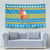 Tuvalu Christmas Tapestry Cute Santa Manuia te Kilisimasi - Polynesian Pride