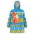 Tuvalu Christmas Wearable Blanket Hoodie Cute Santa Manuia te Kilisimasi - Polynesian Pride