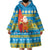 Tuvalu Christmas Wearable Blanket Hoodie Cute Santa Manuia te Kilisimasi - Polynesian Pride