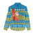 Tuvalu Christmas Women Casual Shirt Cute Santa Manuia te Kilisimasi - Polynesian Pride