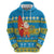 Tuvalu Christmas Zip Hoodie Cute Santa Manuia te Kilisimasi - Polynesian Pride