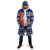 Nauru Christmas Cloak Cute Santa Coat Of Arms Merry Xmas - Polynesian Pride