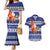 Nauru Christmas Couples Matching Mermaid Dress and Hawaiian Shirt Cute Santa Coat Of Arms Merry Xmas - Polynesian Pride