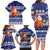 Nauru Christmas Family Matching Long Sleeve Bodycon Dress and Hawaiian Shirt Cute Santa Coat Of Arms Merry Xmas - Polynesian Pride