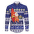 Nauru Christmas Family Matching Short Sleeve Bodycon Dress and Hawaiian Shirt Cute Santa Coat Of Arms Merry Xmas - Polynesian Pride
