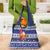 Nauru Christmas Grocery Bag Cute Santa Coat Of Arms Merry Xmas - Polynesian Pride