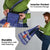 Nauru Christmas Grocery Bag Cute Santa Coat Of Arms Merry Xmas - Polynesian Pride