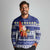 Nauru Christmas Long Sleeve Polo Shirt Cute Santa Coat Of Arms Merry Xmas - Polynesian Pride
