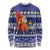 Nauru Christmas Long Sleeve Shirt Cute Santa Coat Of Arms Merry Xmas - Polynesian Pride