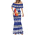 Nauru Christmas Mermaid Dress Cute Santa Coat Of Arms Merry Xmas - Polynesian Pride
