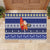 Nauru Christmas Rubber Doormat Cute Santa Coat Of Arms Merry Xmas - Polynesian Pride