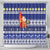 Nauru Christmas Shower Curtain Cute Santa Coat Of Arms Merry Xmas - Polynesian Pride