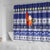 Nauru Christmas Shower Curtain Cute Santa Coat Of Arms Merry Xmas - Polynesian Pride