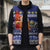Nauru Christmas Sleeveless Puffer Jacket Cute Santa Coat Of Arms Merry Xmas - Polynesian Pride