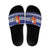 Nauru Christmas Slide Sandals Cute Santa Coat Of Arms Merry Xmas - Polynesian Pride