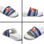 Nauru Christmas Slide Sandals Cute Santa Coat Of Arms Merry Xmas - Polynesian Pride