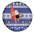 Nauru Christmas Spare Tire Cover Cute Santa Coat Of Arms Merry Xmas - Polynesian Pride