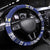 Nauru Christmas Steering Wheel Cover Cute Santa Coat Of Arms Merry Xmas - Polynesian Pride
