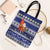 Nauru Christmas Tote Bag Cute Santa Coat Of Arms Merry Xmas - Polynesian Pride