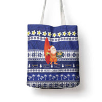 Nauru Christmas Tote Bag Cute Santa Coat Of Arms Merry Xmas - Polynesian Pride