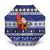 Nauru Christmas Umbrella Cute Santa Coat Of Arms Merry Xmas - Polynesian Pride