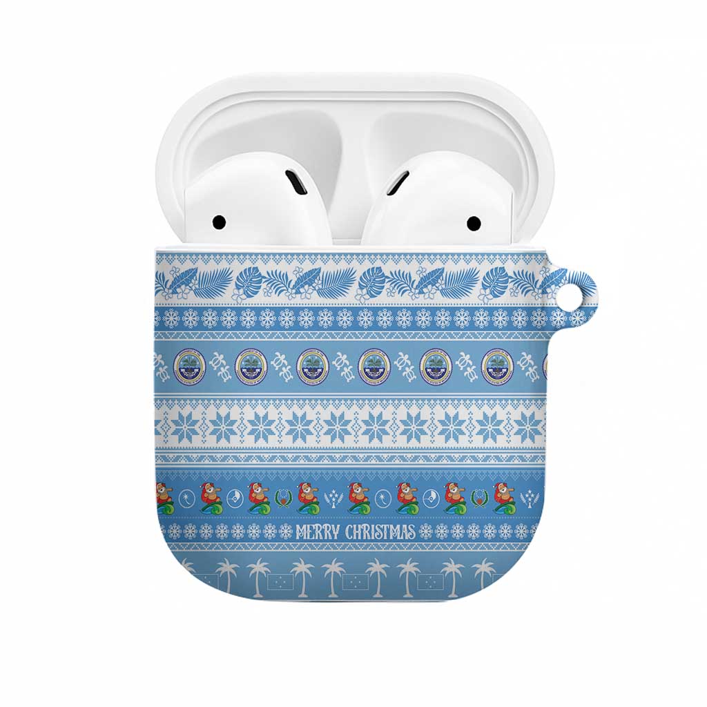 FSM Christmas AirPods Case Merry Xmas Federated States of Micronesia - Polynesian Pride