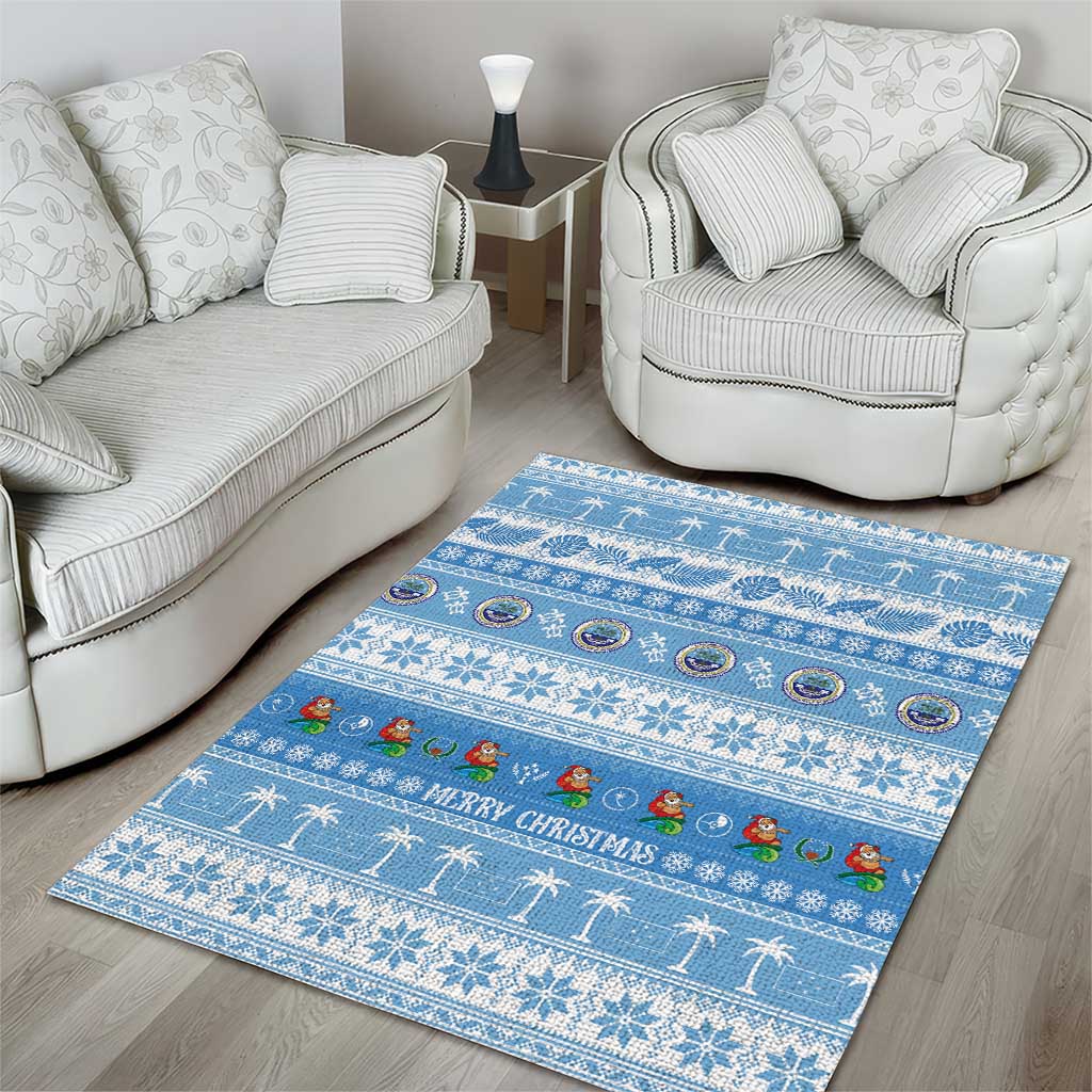 FSM Christmas Area Rug Merry Xmas Federated States of Micronesia - Polynesian Pride