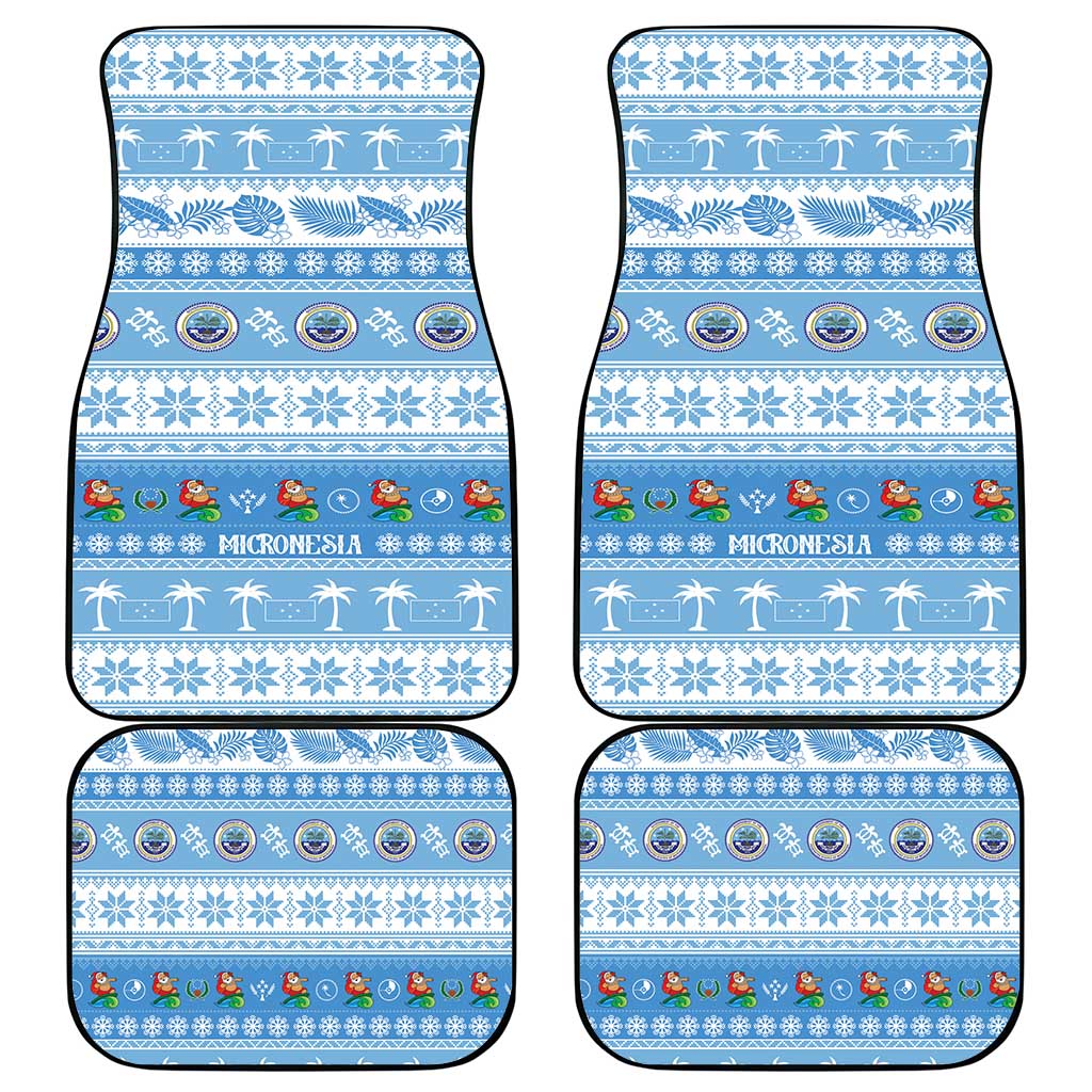 FSM Christmas Car Mats Merry Xmas Federated States of Micronesia - Polynesian Pride