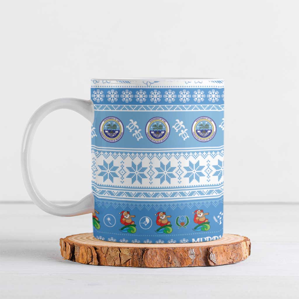 FSM Christmas Ceramic Mug Merry Xmas Federated States of Micronesia - Polynesian Pride