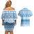 FSM Christmas Couples Matching Off Shoulder Short Dress and Hawaiian Shirt Merry Xmas Federated States of Micronesia - Polynesian Pride