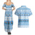 FSM Christmas Couples Matching Summer Maxi Dress and Hawaiian Shirt Merry Xmas Federated States of Micronesia - Polynesian Pride