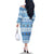 FSM Christmas Family Matching Off The Shoulder Long Sleeve Dress and Hawaiian Shirt Merry Xmas Federated States of Micronesia - Polynesian Pride