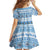 FSM Christmas Family Matching Off Shoulder Maxi Dress and Hawaiian Shirt Merry Xmas Federated States of Micronesia - Polynesian Pride