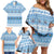 FSM Christmas Family Matching Off Shoulder Short Dress and Hawaiian Shirt Merry Xmas Federated States of Micronesia - Polynesian Pride