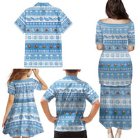 FSM Christmas Family Matching Puletasi and Hawaiian Shirt Merry Xmas Federated States of Micronesia - Polynesian Pride