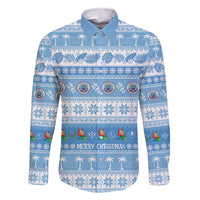 FSM Christmas Family Matching Summer Maxi Dress and Hawaiian Shirt Merry Xmas Federated States of Micronesia - Polynesian Pride