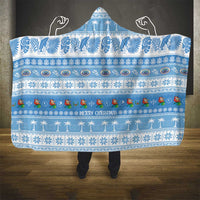 FSM Christmas Hooded Blanket Merry Xmas Federated States of Micronesia - Polynesian Pride