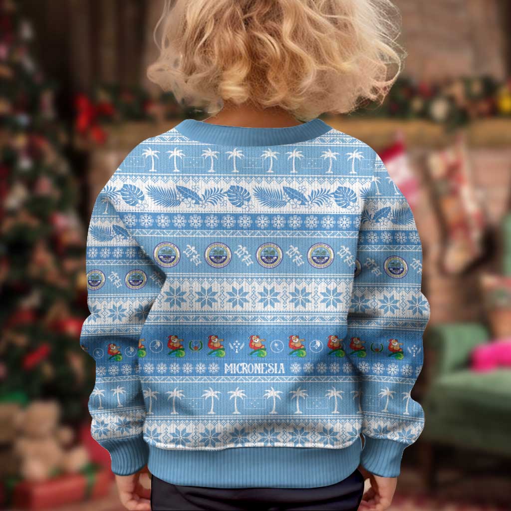 FSM Christmas Kid Ugly Christmas Sweater Merry Xmas Federated States of Micronesia - Polynesian Pride