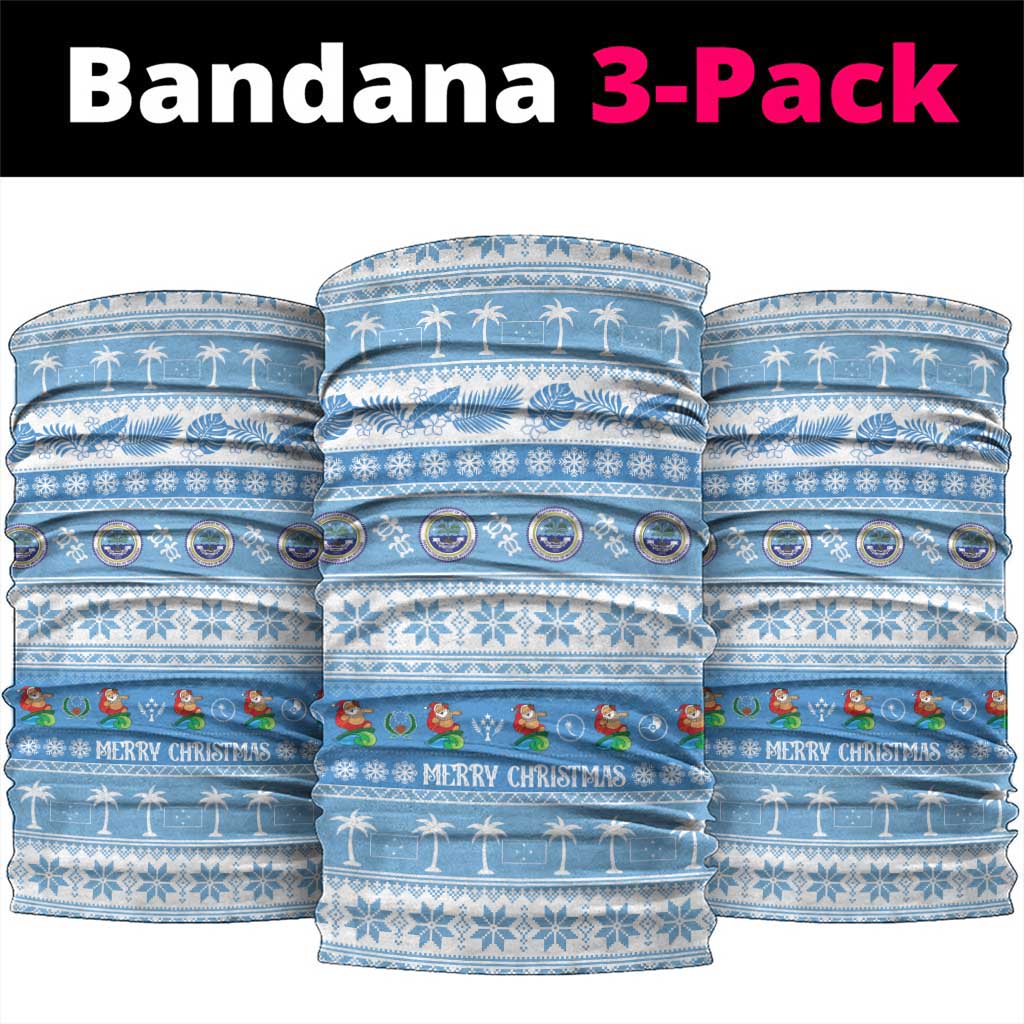 FSM Christmas Neck Gaiter Merry Xmas Federated States of Micronesia - Polynesian Pride