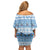 FSM Christmas Off Shoulder Short Dress Merry Xmas Federated States of Micronesia - Polynesian Pride