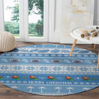 FSM Christmas Round Carpet Merry Xmas Federated States of Micronesia - Polynesian Pride