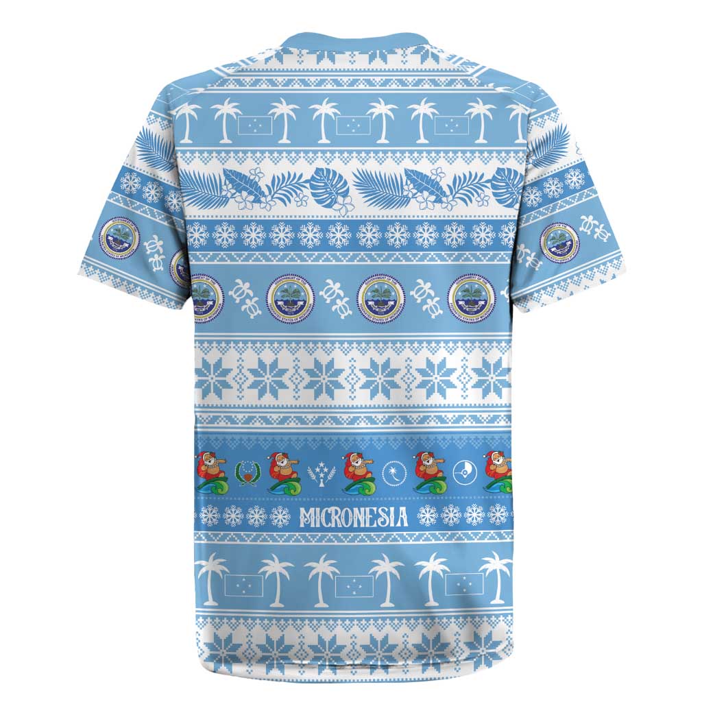 FSM Christmas Rugby Jersey Merry Xmas Federated States of Micronesia - Polynesian Pride