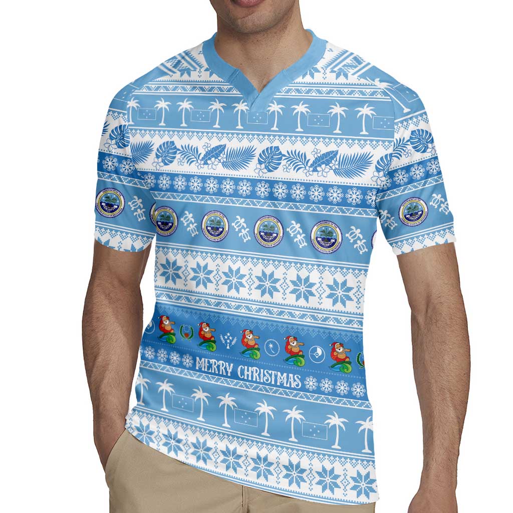 FSM Christmas Rugby Jersey Merry Xmas Federated States of Micronesia - Polynesian Pride