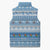 FSM Christmas Sleeveless Puffer Jacket Merry Xmas Federated States of Micronesia - Polynesian Pride