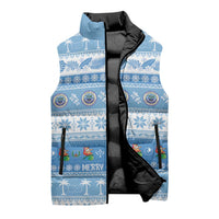 FSM Christmas Sleeveless Puffer Jacket Merry Xmas Federated States of Micronesia - Polynesian Pride