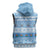 FSM Christmas Sleeveless Zip Hoodie Merry Xmas Federated States of Micronesia - Polynesian Pride