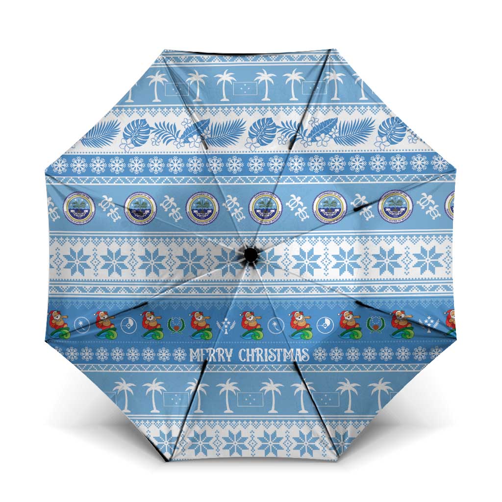 FSM Christmas Umbrella Merry Xmas Federated States of Micronesia - Polynesian Pride