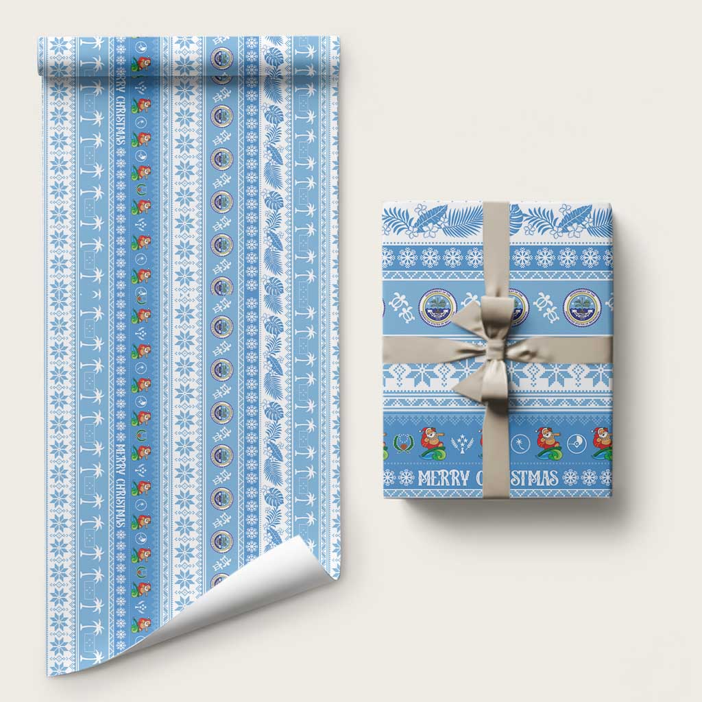 FSM Christmas Wrapping Paper Merry Xmas Federated States of Micronesia - Polynesian Pride